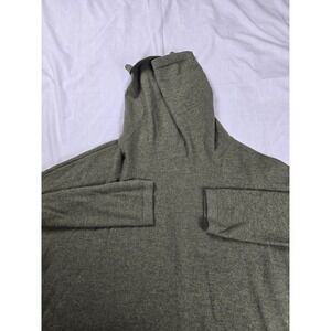 The North Face Sweater Womens Medium Green Merino Wool Blend Turtleneck Tunic
